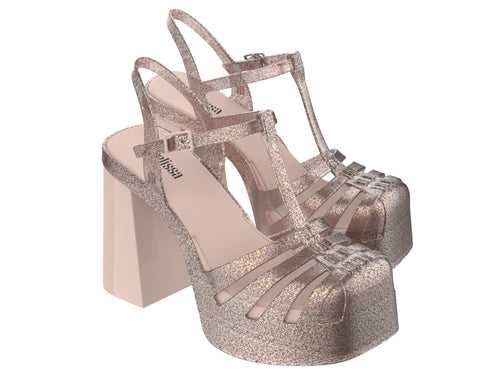 Melissa Party Heel AD Glitter Pink Sandal