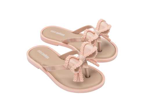 Mini Melissa Beige Flip Flop III INF