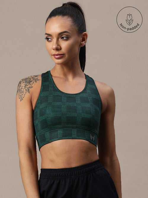 Skyria Element Sports Bra - Jade Green