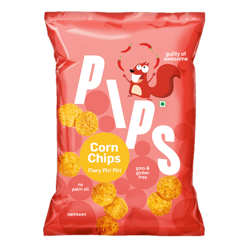 Fiery Hot Piri Piri Corn Chips (12 Packs)