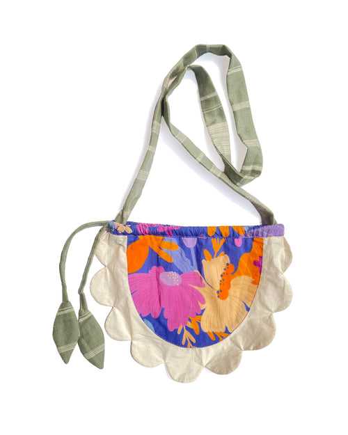 Daffy Flower Upcycled Sling Bag