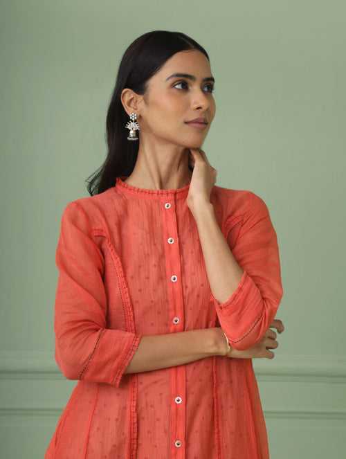 Coral Jacket Dress Set