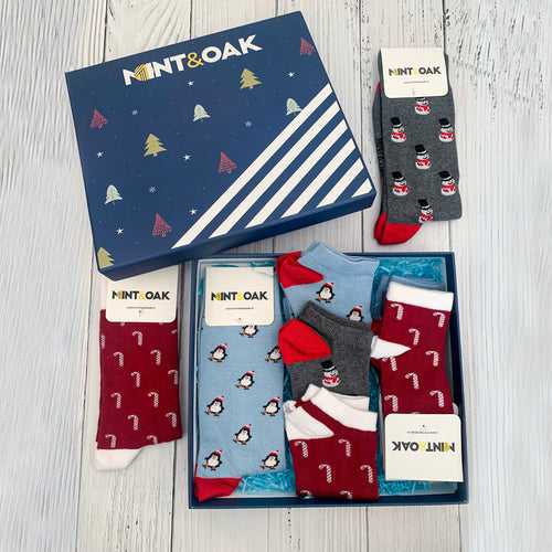 Christmas Ready Matching Set For Men, Women & Kids - Set of 9