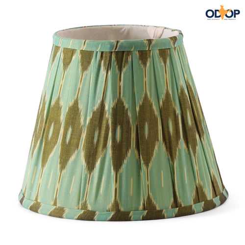 Pleated Ikat Lampshade - 10x8