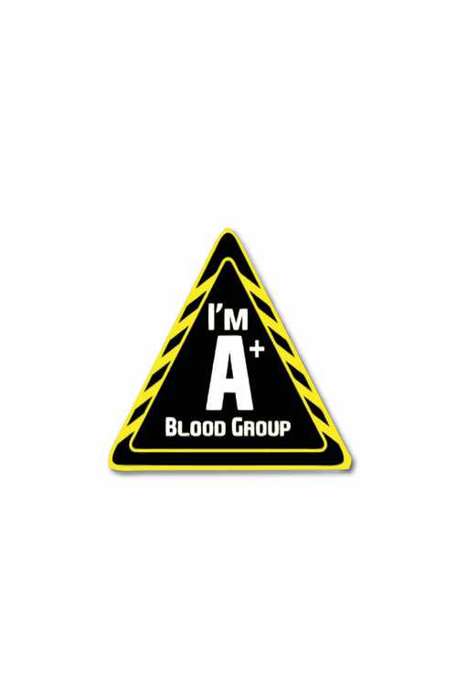 Blood Group Sticker: A+