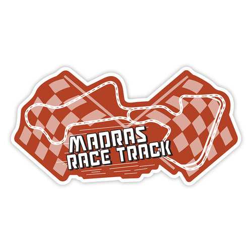Madras Motor Race Track Sticker