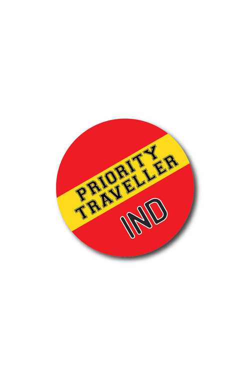 Priority Traveller Sticker