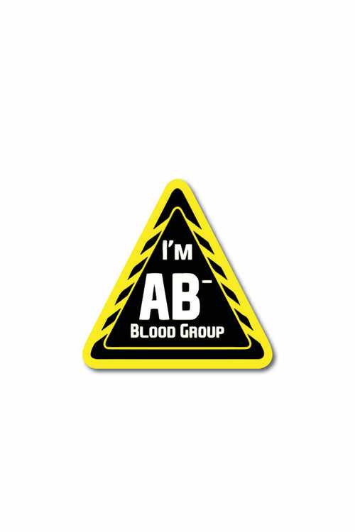Blood Group Sticker: AB-