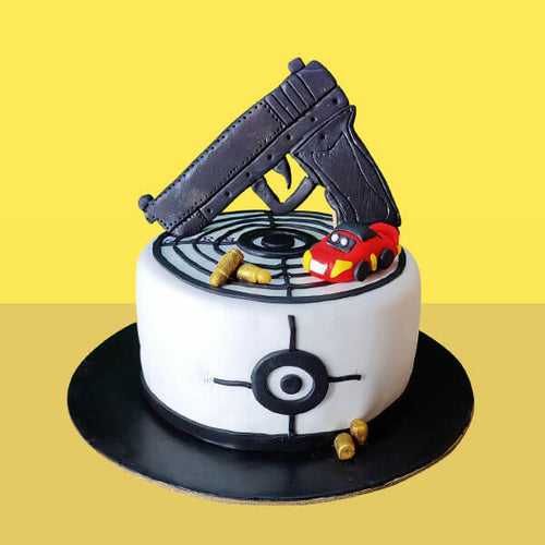 Gun Design Cake