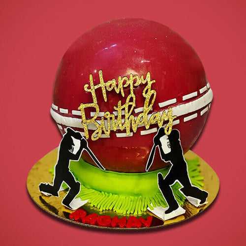 Cricket Theme Hammer Pinata Cake
