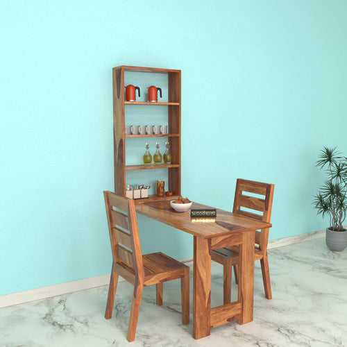 Unique Montage Handmade Classic Wooden Dining Set and Rack