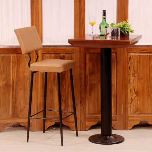 Abstract Back Bar Chair (Sophisticated Brown)