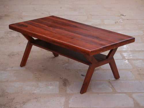 Classic Natural Light Finished Handmade Wooden Coffee Table