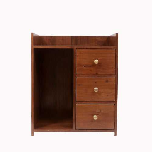 Triple Storage Night Stand (Left Side Drawer)