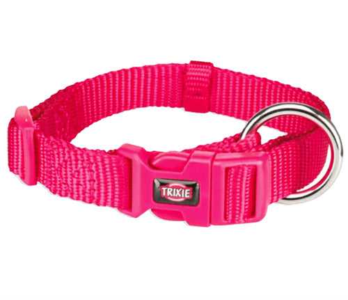 Trixie Premium Nylon Dog Collar (Fuchsia)