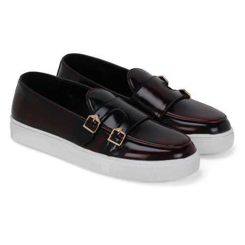 Madison Patent Cherry Brush Off Double Monk Classic Sneaker