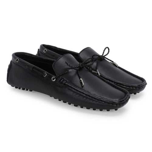 Aza Black Driving Loafers