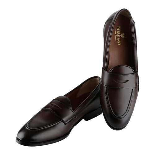 Siena Timeless Brown Classic Penny Loafers