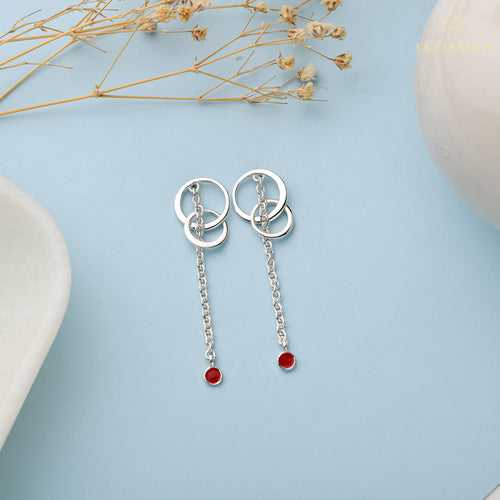 Sparkling Double Hoop Earrings