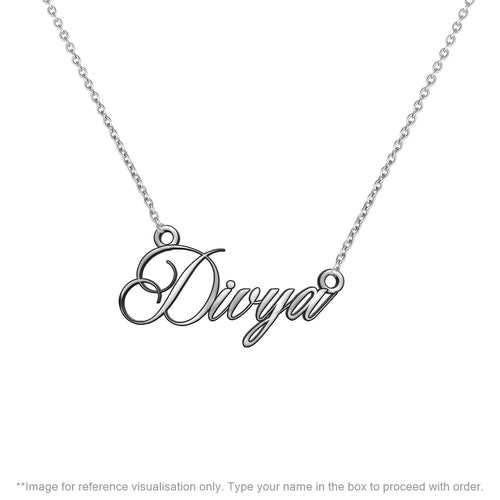 Sterling Silver Personalized Name NECKLACE