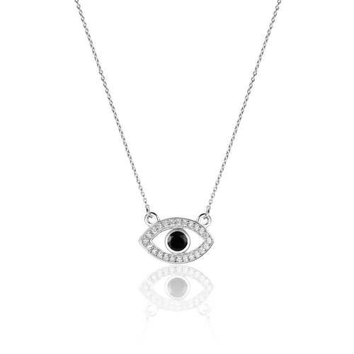 Powerful Evil Eye Black Onyx Necklace