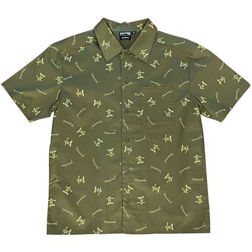 GONZ ALLOVER S/S SHIRT (Khaki Green)