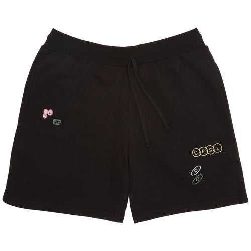 LOGO UNIVERSE SHORTS (Washed Black)