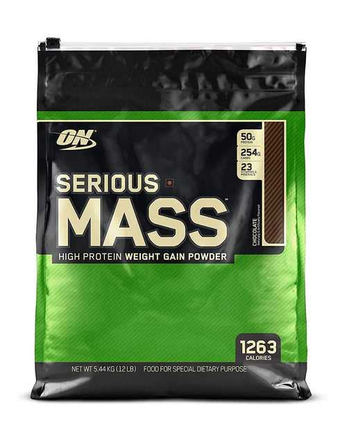 OPTIMUM NUTRITION SERIOUS MASS 12 LBS