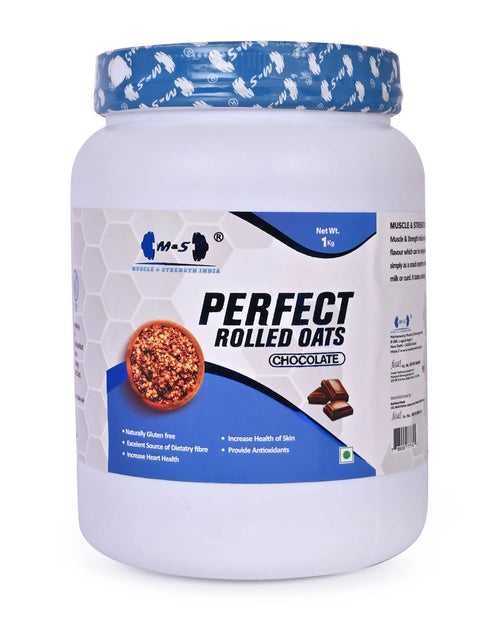 MUSCLE & STRENGTH INDIA PERFECT ROLLED OATS 1 KG