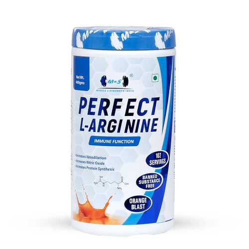 Muscle & Strength India Perfect L Arginine 102 Servings Orange Blast