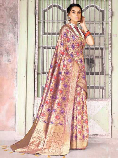 Alluring Multicolor Cotton Silk Saree