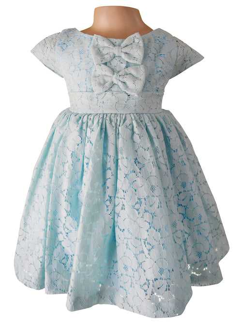 Faye Blue Lace Dress