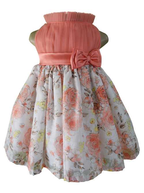 Faye Coral Floral Dress