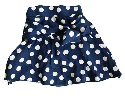 Faye Blue Polka Dot Skirt