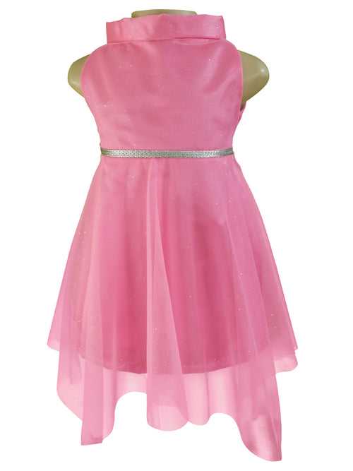 Faye Candy Pink High Neck Dress