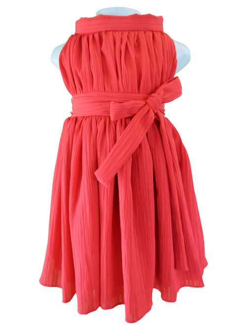 Faye Cherry Red Highneck Dress