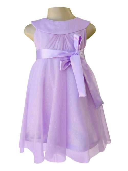 Faye Lilac Glitter Dress