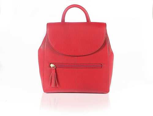 Strawberry Fields Leather Backpack