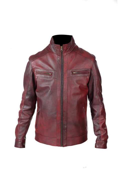 Mens Nappa Leather Jacket (Peter)