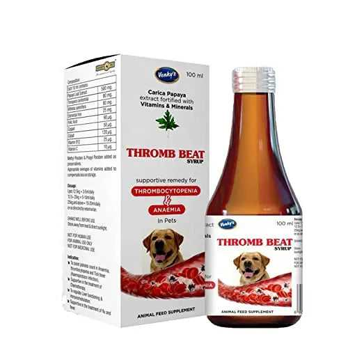 Venkys Thromb Beat Syrup Supportive in The Treatment of Flu and Fever 100ML (Pack of 2)