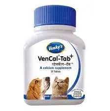 Venkys Vencal Tab Plus Calcium Supplement 30 Tab (Pack of 2)