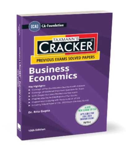 CA Foundation Economics Cracker May 24 By Ritu Gupta