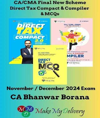 CA Final Direct Tax Compact and Q/A Compiler Combo By CA Bhanwar Borana