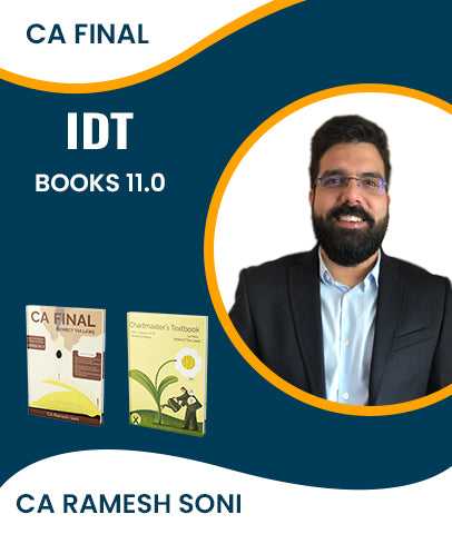 CA Final Indirect Tax (IDT) Books 11.0 By CA Ramesh Soni