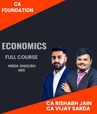 CA Foundation Economics Full Course By CA Rishabh Jain and CA Vijay Sarda