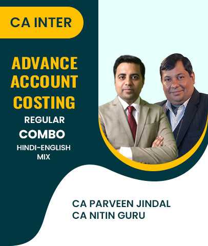 CA Inter Advance Account and Costing Regular Combo By CA Parveen Jindal and CA Nitin Guru