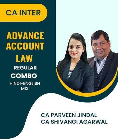 CA Inter Advance Account and Law Regular Combo By CA Parveen Jindal and CA Shivangi Agarwal