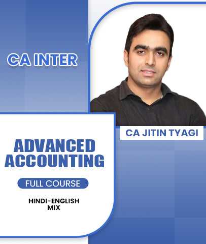 CA Inter Advanced Accounting Full Course By CA Jitin Tyagi