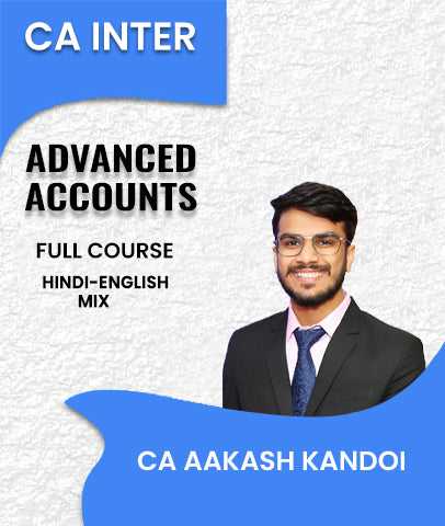 CA Inter Advanced Accounts Full Course Video Lectures By CA Aakash Kandoi