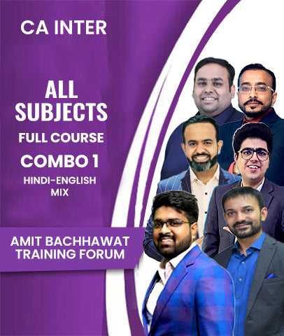CA Inter All Subjects Full Course Combo 1 By Amit Bachhawat Training Forum